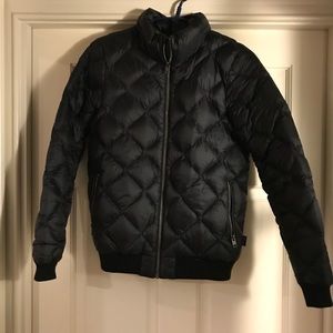 Patagonia Women’s Bomber Jacket in black, small